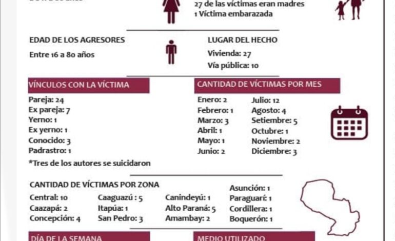 Cerca de 100 graves casos de violencia contra la mujer cierra 2025