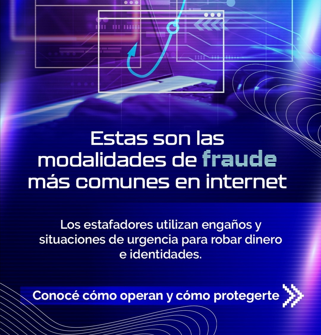 Alerta estatal por estafas en las redes