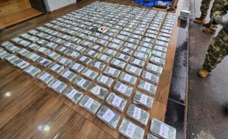 261 kilos de cocaína con «sello» de cigarrillo